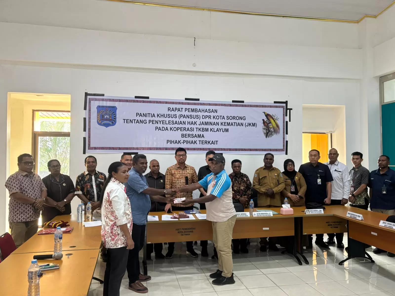Pansus DPR Kota Sorong Tuntaskan Pembayaran JKM Tujuh Eks Buruh